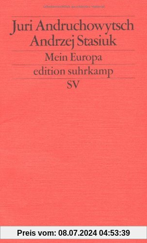 Mein Europa (edition suhrkamp)