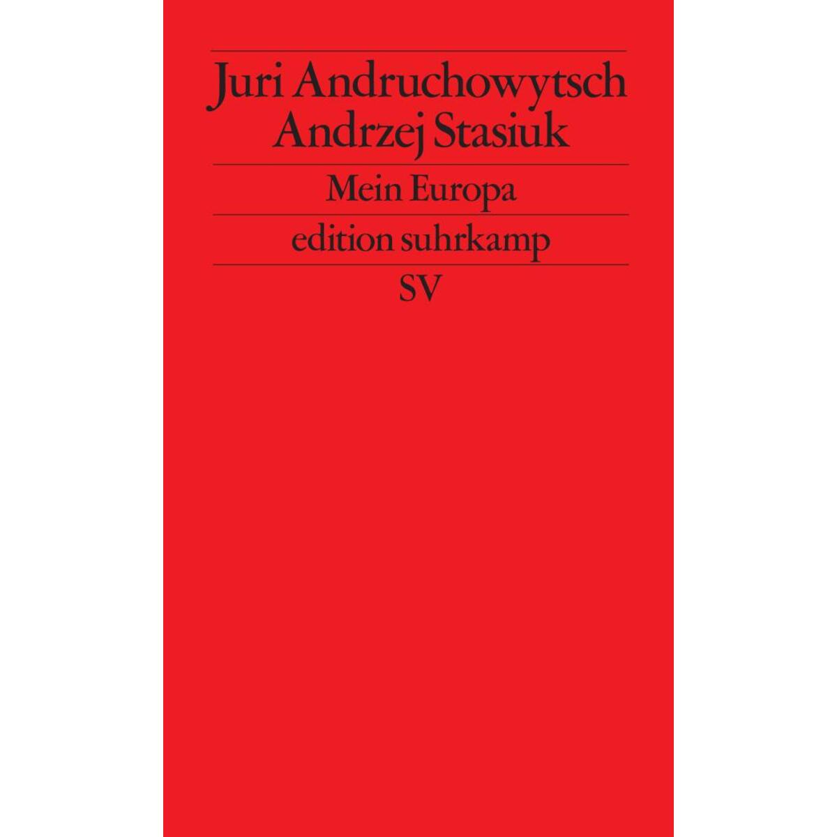 Mein Europa von Suhrkamp Verlag