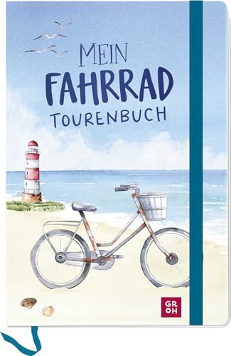 Mein Fahrradtouren-Buch (maritim): Reisetagebuch für Fahrradtouren. Ein originelles Geschenk für Fahrradfahrer und Fahrradliebhaber (Reisetagebücher zum Ausfüllen) von Groh