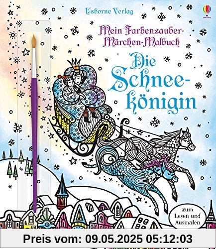 Mein Farbenzauber-Märchen-Malbuch: Die Schneekönigin