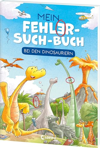 Mein Fehler-Such-Buch - Bei den Dinosauriern: Abwechlungsreiches Rätsel- und Beschäftigungsbuch für Kinder ab 6 Jahren Mein Fehler-Such-Buch - Bei den Dinosauriern: Abwechlungsreiches Rätsel- und Beschäftigungsbuch für Kinder ab 6 Jahren