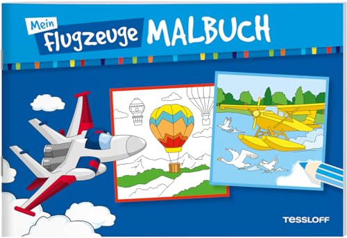 Mein Flugzeuge-Malbuch: Malspaß für Kinder ab 5 Jahren (Malbücher und -blöcke)