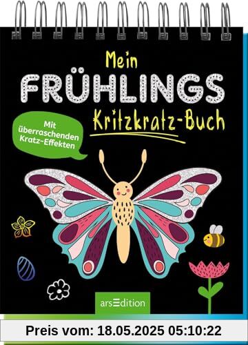 Mein Frühlings-Kritzkratz-Buch: Mit überraschenden Kratz-Effekten | Kreativer Kratzelspaß mit Malideen und Holzstift für Kinder ab 5 Jahren Mein Frühlings-Kritzkratz-Buch: Mit überraschenden Kratz-Effekten | Kreativer Kratzelspaß mit Malideen und Holzstift für Kinder ab 5 Jahren