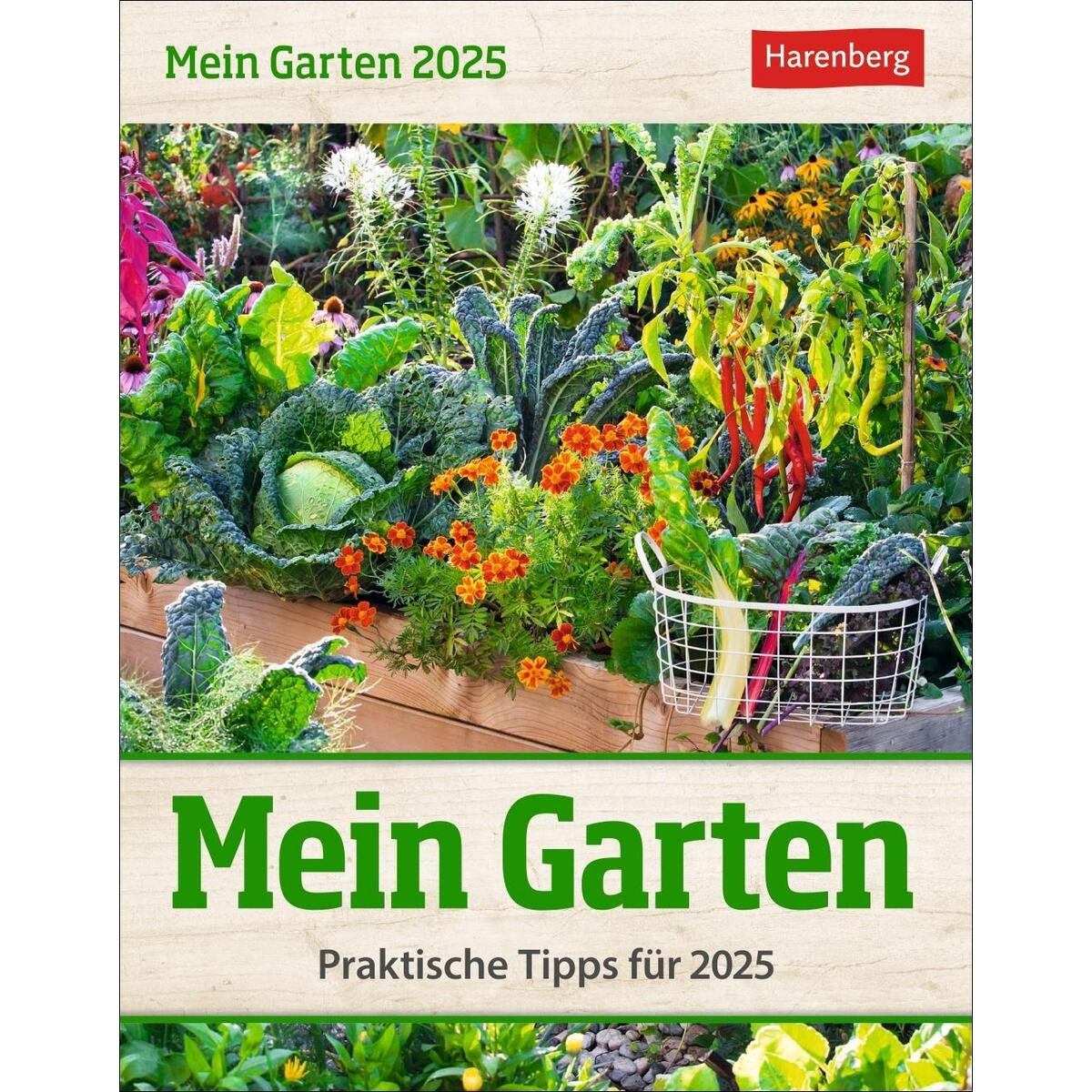 Mein Garten Tagesabreißkalender 2025 - Praktische Tipps für 2025 von Harenberg