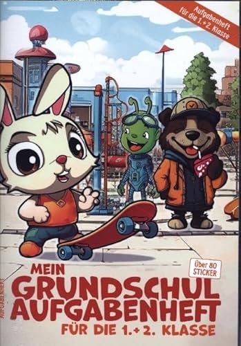 Mein Grundschul-Aufgabenheft 1. und 2. Klasse A5 [Schulstarter] EM von Häfft