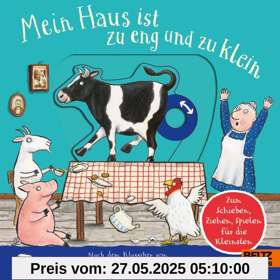 Mein Haus ist zu eng und zu klein: Pappbilderbuch zum Schieben, Ziehen, Spielen für die Kleinsten Mein Haus ist zu eng und zu klein: Pappbilderbuch zum Schieben, Ziehen, Spielen für die Kleinsten
