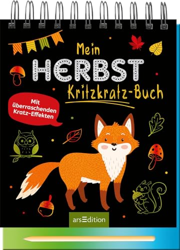 Mein Herbst-Kritzkratz-Buch: Mit überraschenden Kratz-Effekten | Kreativer Kratzelspaß mit Malideen und Holzstift für Kinder ab 5 Jahren Mein Herbst-Kritzkratz-Buch: Mit überraschenden Kratz-Effekten | Kreativer Kratzelspaß mit Malideen und Holzstift für Kinder ab 5 Jahren