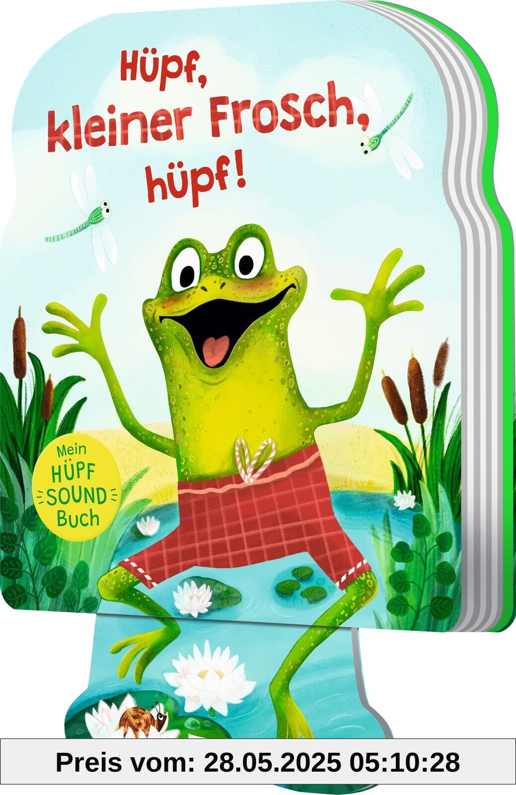 Mein Hüpf-Sound-Buch: Hüpf, kleiner Frosch, hüpf!: Wow-Effekt: Dieses Pappebuch hüpft und quakt