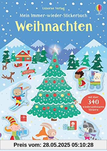 Mein Immer-wieder-Stickerbuch: Weihnachten