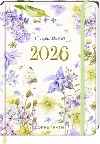Mein Jahr 2026: violett: Durchgehend illustrierter Wochenkalender mit Eintragmöglichkeiten im Taschenformat, mit Gummiverschluss und Leseband (Kleiner Wochenkalender) von Coppenrath Verlag GmbH & Co. KG