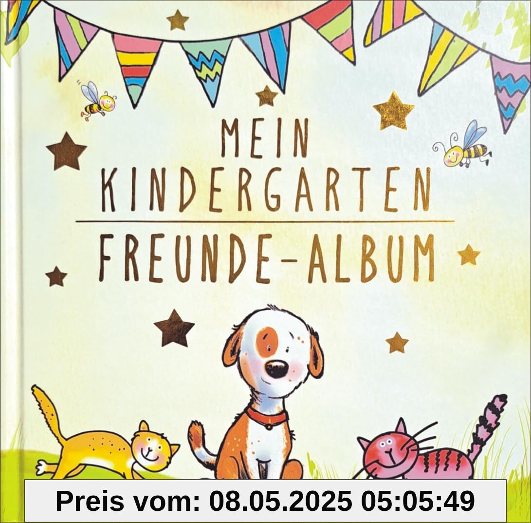 Mein Kindergarten Freunde-Album – Mit Goldfolienprägung auf dem Umschlag! Mein Kindergarten Freunde-Album – Mit Goldfolienprägung auf dem Umschlag!