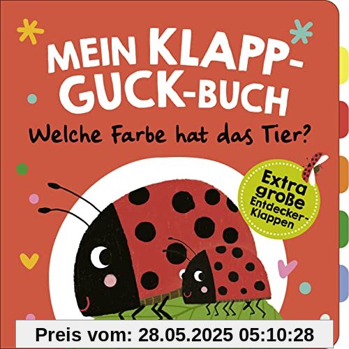 Mein Klapp-Guck-Buch: Welche Farbe hat das Tier?: Mit extragroßen Entdecker-Klappen