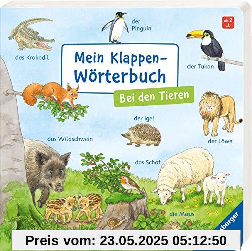 Mein Klappen-Wörterbuch: Bei den Tieren