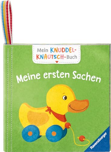Mein Knuddel-Knautsch-Buch: Meine ersten Sachen; weiches Stoffbuch, waschbares Badebuch, Babyspielzeug ab 6 Monate von Ravensburger Verlag GmbH