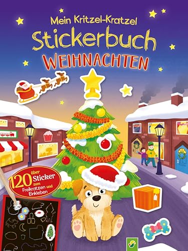 Mein Kritzel-Kratzel-Stickerbuch Weihnachten mit Bambus-Stick: Über 120 Sticker zum Freikratzen und Einkleben für Kinder ab 4 Jahren Mein Kritzel-Kratzel-Stickerbuch Weihnachten mit Bambus-Stick: Über 120 Sticker zum Freikratzen und Einkleben für Kinder ab 4 Jahren