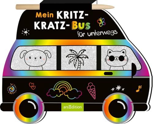 Mein Kritzkratz-Bus für unterwegs: Kreativer Kratzelspaß mit Malideen und Holzstift für Kinder ab 5 Jahren Mein Kritzkratz-Bus für unterwegs: Kreativer Kratzelspaß mit Malideen und Holzstift für Kinder ab 5 Jahren
