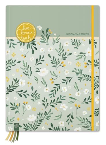 Mein Lehrerplaner A4+ – Hardcover – Lehrerkalender für das Schuljahr 2025/2026 – Sommerblüte: Schulplaner für Lehrerinnen und Lehrer (live – love – teach) von Verlag An Der Ruhr