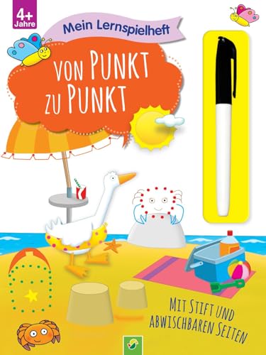 Mein Lernspielheft Von Punkt zu Punkt: Mit Stift und abwischbaren Seiten Mein Lernspielheft Von Punkt zu Punkt: Mit Stift und abwischbaren Seiten von Schwager & Steinlein Verlag GmbH