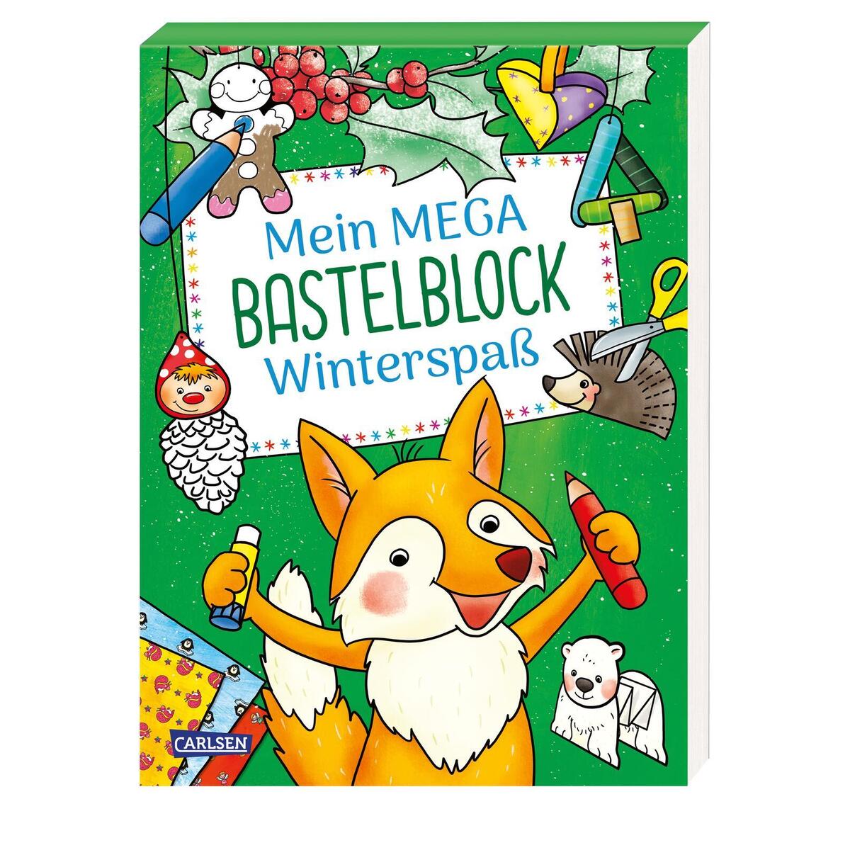 Mein MEGA Bastelblock: Winterspaß Mein MEGA Bastelblock: Winterspaß von Carlsen Verlag GmbH