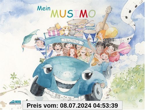 Mein MUSIMO - Schülerheft 1: Das fröhliche Musikmobil, ein Kinderheft für das erste Musikjahr zum Schmökern, Nachschlagen und Gestalten