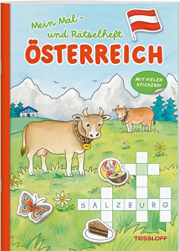 Mein Mal- und Rätselheft. Österreich: Mit vielen Stickern (Mal- und Rätselbücher) von Tessloff