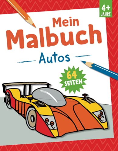 Mein Malbuch Autos: Ab 4 Jahre. 64 Seiten von Komet Verlag