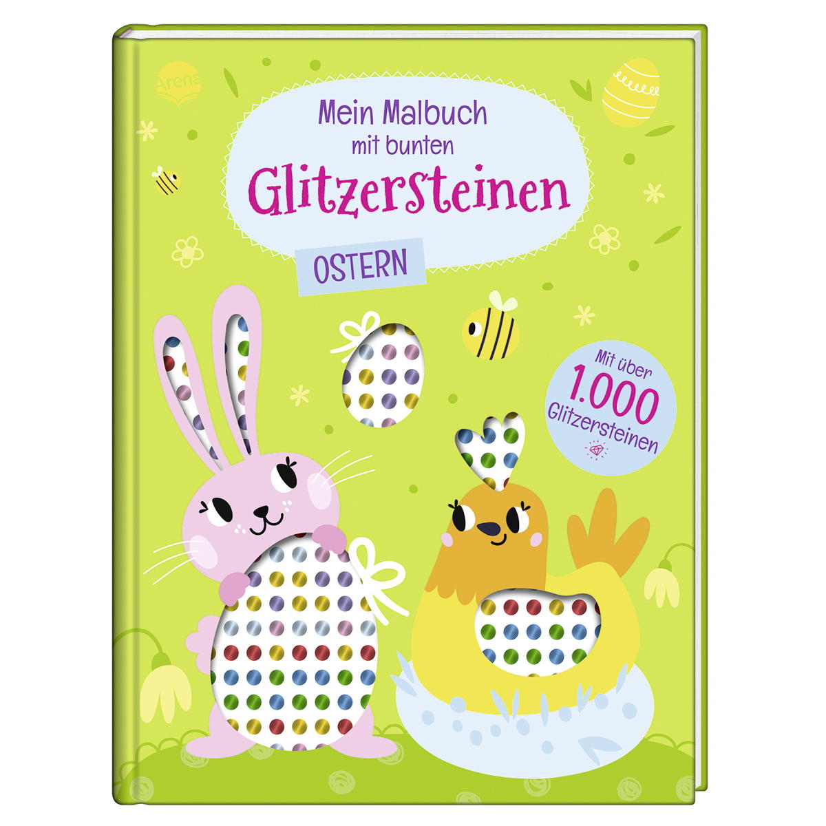 Mein Malbuch mit bunten Glitzersteinen »Ostern« von Arena Verlag GmbH