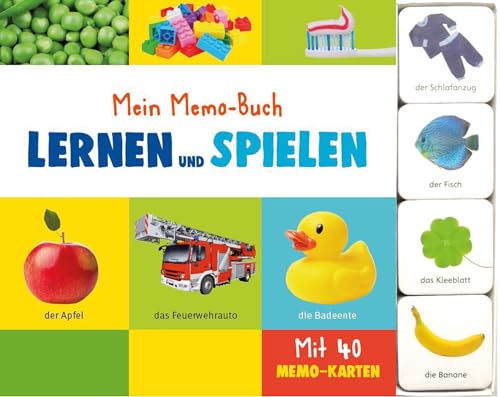 Mein Memo-Buch Lernen und Spielen: Mit 40 Memo-Karten! Für Kinder ab 3 Jahren