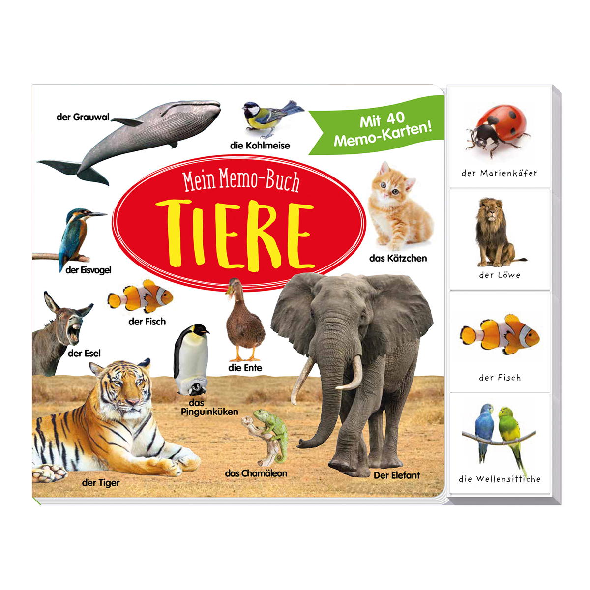 Mein Memo-Buch »Tiere« von Schwager und Steinlein