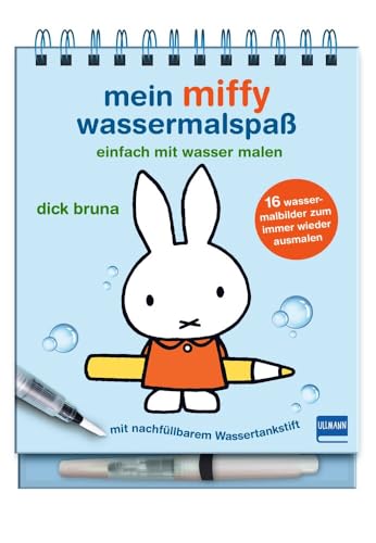 Mein Miffy Wassermalspaß: Einfach mit Wasser malen - Miffy-Malbuch mit 16 Bildern, die sich beim Kontakt mit Wasser bunt färben + viele Motive zum ... mit nachfüllbarem Wassermalstift, ab 3 Jahren Mein Miffy Wassermalspaß: Einfach mit Wasser malen - Miffy-Malbuch mit 16 Bildern, die sich beim Kontakt mit Wasser bunt färben + viele Motive zum ... mit nachfüllbarem Wassermalstift, ab 3 Jahren