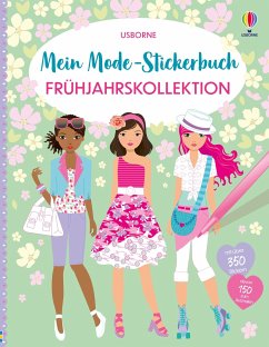 Mein Mode-Stickerbuch: Frühjahrskollektion von Usborne Verlag