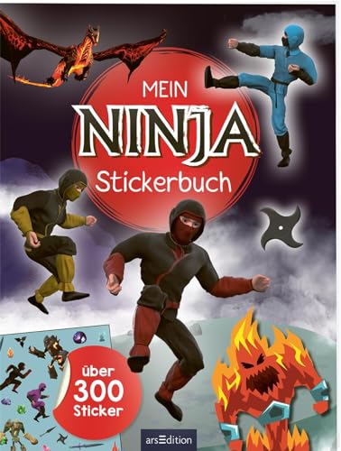 Mein Ninja-Stickerbuch: Über 300 Sticker | Stickerheft für Kinder ab 4 Jahren