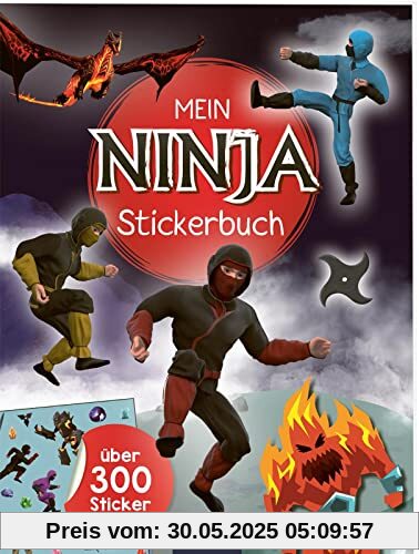 Mein Ninja-Stickerbuch: Über 300 Sticker