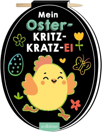 Mein Oster-Kritzkratz-Ei: Kreativer Kratzelspaß mit Malideen und Holzstift