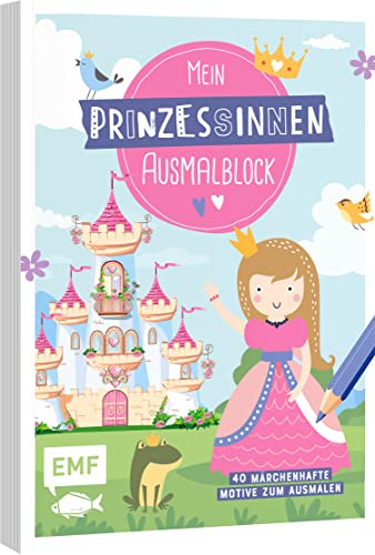 Mein Prinzessinnen-Ausmalblock: 40 märchenhafte Motive zum Ausmalen