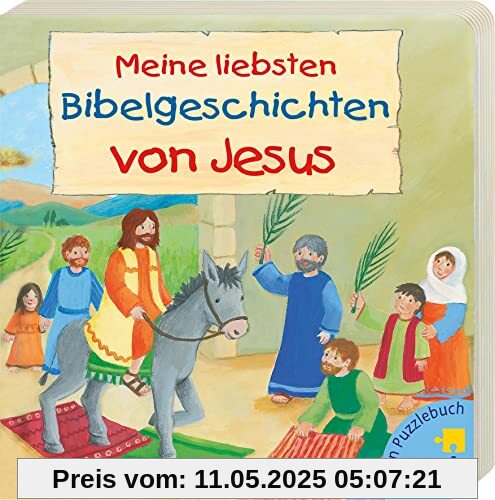 Mein Puzzlebuch: Meine liebsten Bibelgeschichten von Jesus: Pappbilderbuch mit 6 Puzzles mit je 6 Teilen Mein Puzzlebuch: Meine liebsten Bibelgeschichten von Jesus: Pappbilderbuch mit 6 Puzzles mit je 6 Teilen