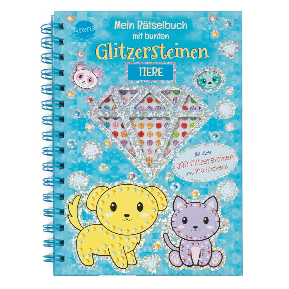 Mein Rätselbuch mit bunten Glitzersteinen. Tiere Mein Rätselbuch mit bunten Glitzersteinen. Tiere von Arena Verlag GmbH