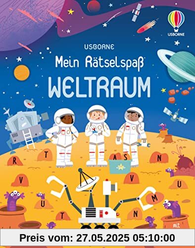 Mein Rätselspaß: Weltraum: mit heraustrennbaren Seiten (Usborne Mitmach-Blöcke)