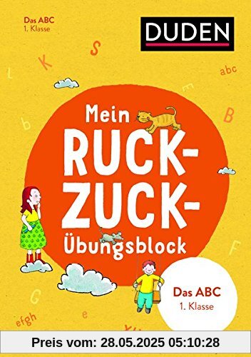 Mein Ruckzuck-Übungsblock Das Abc 1. Klasse