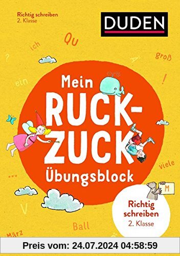 Mein Ruckzuck-Übungsblock Rechtschreibung 2. Klasse