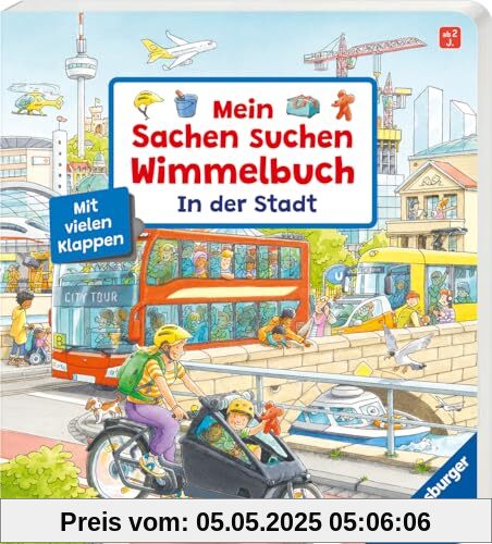 Mein Sachen suchen Wimmelbuch: In der Stadt