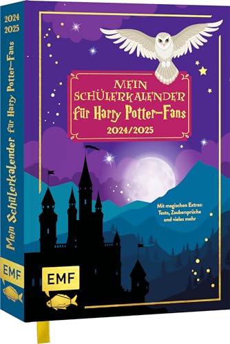 Mein Schülerkalender für Harry Potter-Fans! 2024/2025: Der Timer für Harry Potter-Fans mit vielen Extras: Tests, Zaubersprüche und vieles mehr ... mehr - Mit goldener Glanzfolie und Leseband Mein Schülerkalender für Harry Potter-Fans! 2024/2025: Der Timer für Harry Potter-Fans mit vielen Extras: Tests, Zaubersprüche und vieles mehr ... mehr - Mit goldener Glanzfolie und Leseband