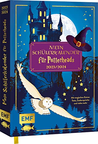 Mein Schülerkalender für Potterheads! 2023/2024: Der Schulplaner für Harry-Potter-Fans mit vielen Extras: Tests, Zaubersprüche und vieles mehr – Mit goldener Glanzfolie und Leseband Mein Schülerkalender für Potterheads! 2023/2024: Der Schulplaner für Harry-Potter-Fans mit vielen Extras: Tests, Zaubersprüche und vieles mehr – Mit goldener Glanzfolie und Leseband