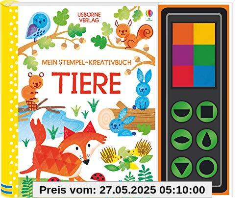 Mein Stempel-Kreativbuch: Tiere