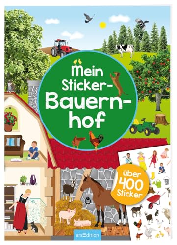 Mein Sticker-Bauernhof: Über 400 Sticker | Stickerheft für Kinder ab 4 Jahren
