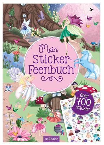 Mein Sticker-Feenbuch: Über 700 Sticker | Stickerheft für Kinder ab 4 Jahren