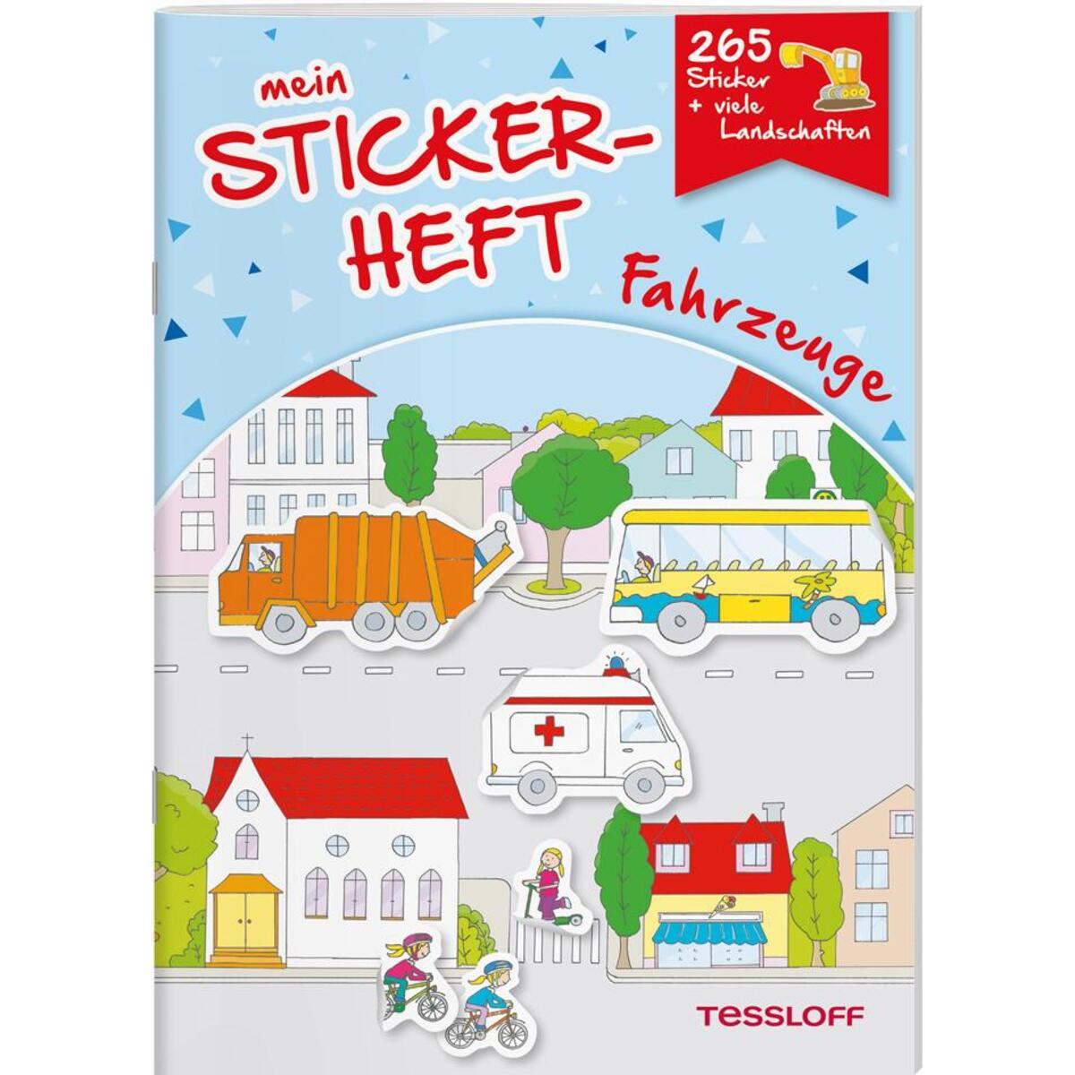 Mein Stickerheft. Fahrzeuge von Tessloff Verlag