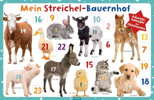 Mein Streichel-Bauernhof: Adventskalender mit Fühlelementen von Ars Edition