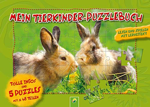 Mein Tierkinder-Puzzlebuch für Kinder ab 6 Jahren: Tolle Infos und 5 Puzzles mit je 48 Teilen. Lernen und spielen mit lern-Effekt Mein Tierkinder-Puzzlebuch für Kinder ab 6 Jahren: Tolle Infos und 5 Puzzles mit je 48 Teilen. Lernen und spielen mit lern-Effekt