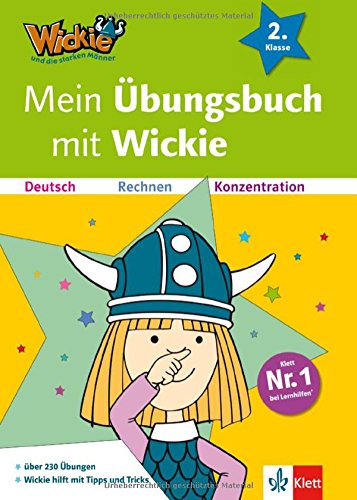 Mein Übungsbuch mit Wickie: Deutsch, Rechnen und Konzentration: Deutsch, Rechnen, Konzentration 2. Klasse (Lesen lernen mit Wickie und die starken Männer)